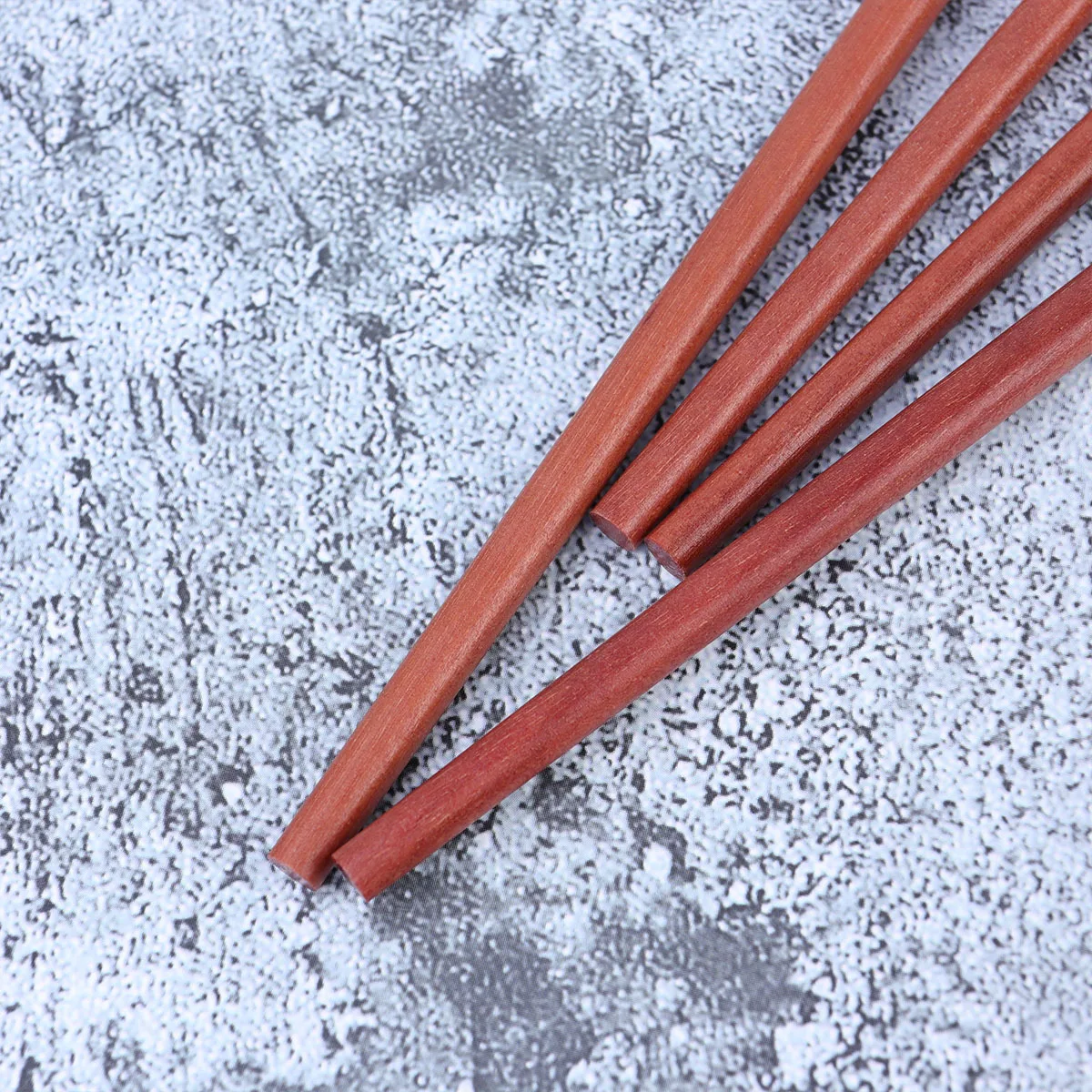 

2Pairs Red Wood Hot Pot Chopsticks Long Elegant Design 43cm Cooking Frying Noodle Chopsticks for Home Restaurant