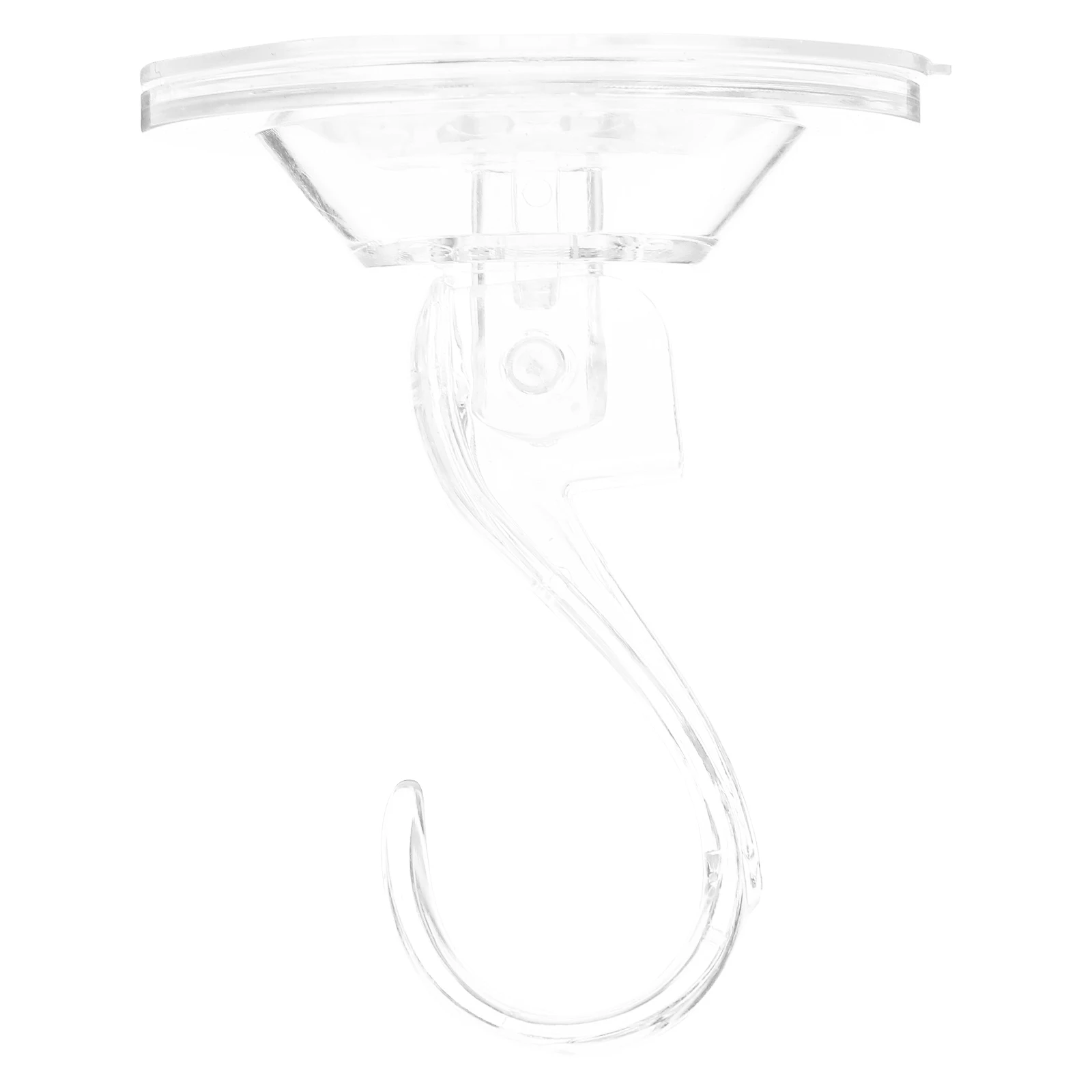 Suction Cup Hooks Bathroom Towel Holder Waterproof Plastic Shower Curtain Track Hooks Strong Suction No Drill Versatile Use