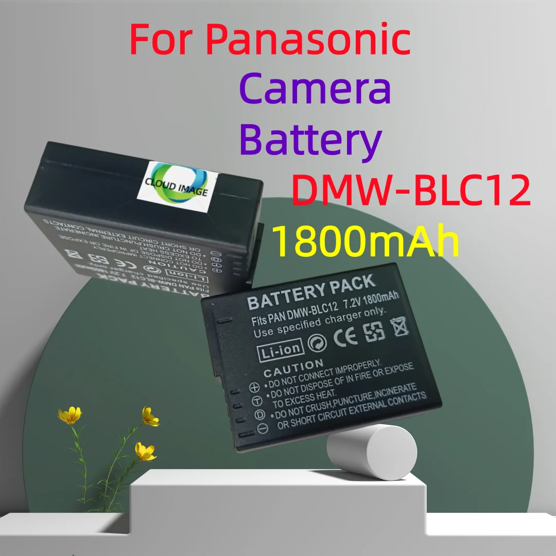 

Аккумулятор литиевый перезаряжаемый 1800 мАч DMW-BLC12E BLC12 или зарядное устройство для камер Panasonic Lumix FZ1000 FZ200 FZ300 G5 G6 G7 GH2 GX8