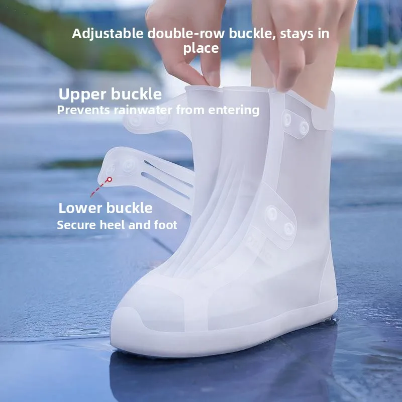 

Thiened Silicone oe Covers Waterproof Non-Slip for Men Women And Children's Rain Boots oe Covers for Rainy Days