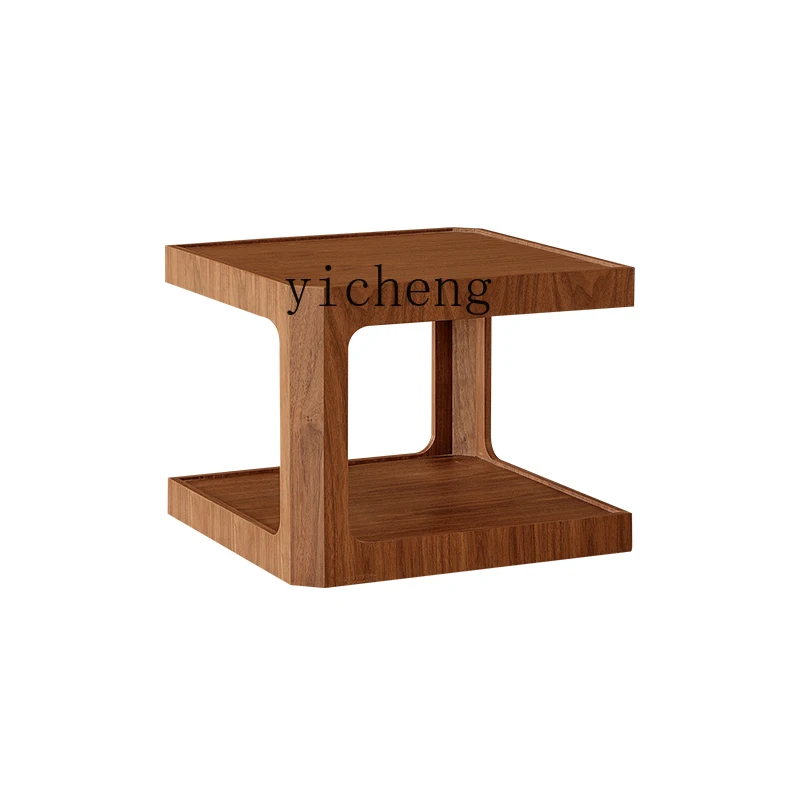 XC Original Simplicity Small Apartment Cube Multi-Combined Tea Table Modern Chinese Style Double Layer Side Table