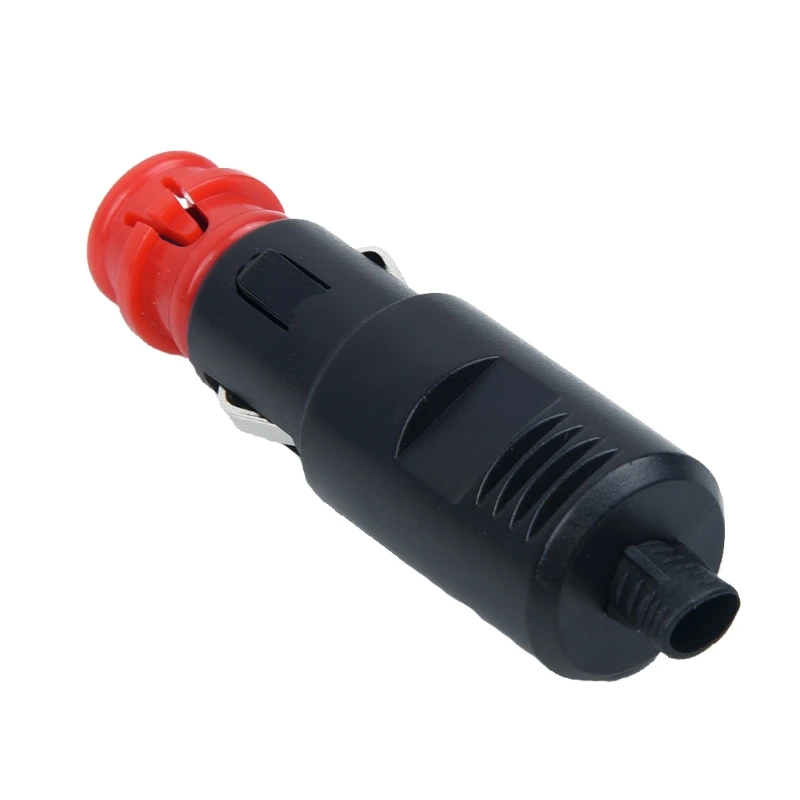 Adaptador QM para encendedor cigarrillos coche, conector con clavija, toma corriente impermeable para grabadora