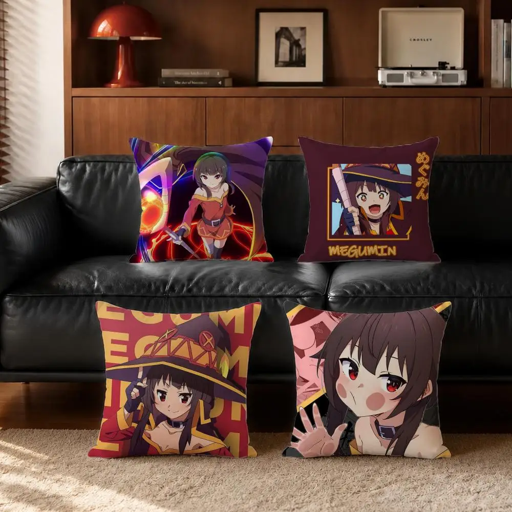 anime Wind Breaker Cushion Cover Cushion Cover Set  50x50 45x45 40x40 Pillowcase Decorative Sofa Home Decor
