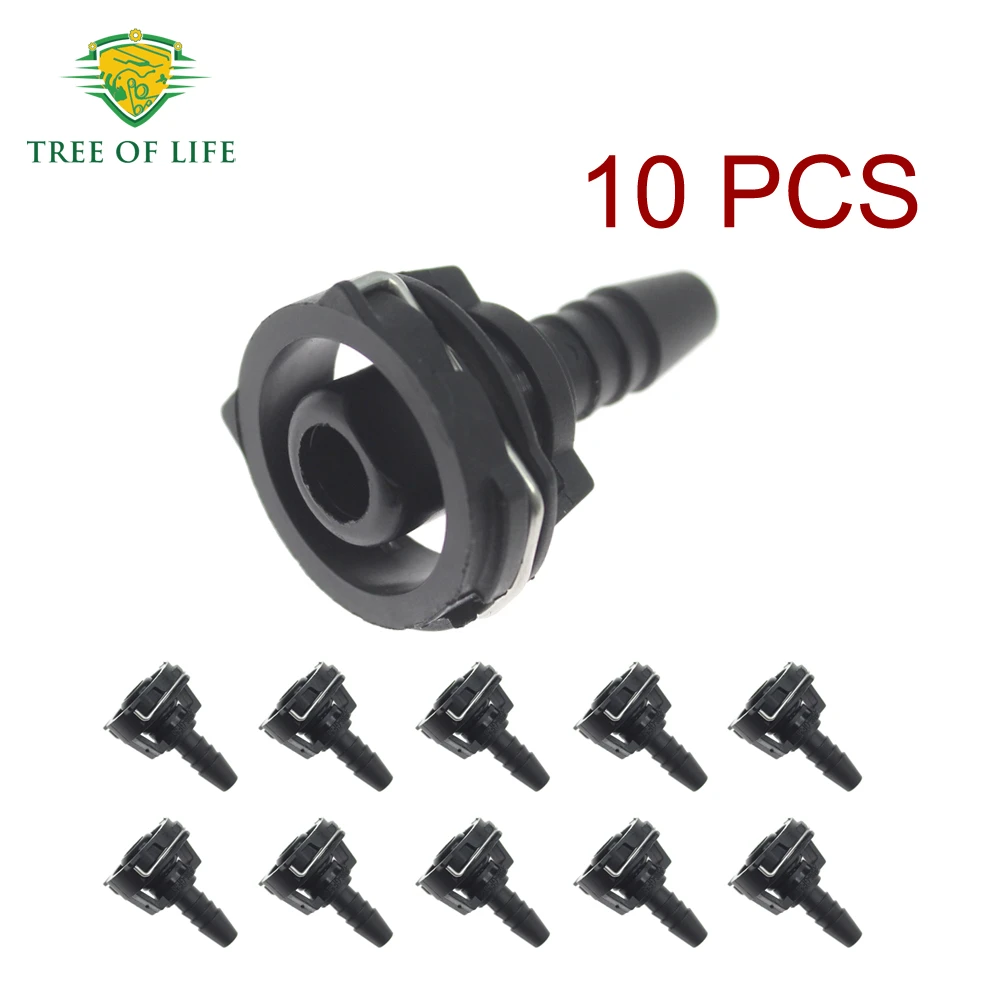 

1/2/5/10X Vent Hose Pipe Deputy Kettle Water Pipe Exhaust Pipe Connector ID 6MM For Mercedes W166 X166 W176 C117 X117 X156