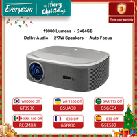 Everycom HQ10 Projector 4K Home Cinema Dolby Audio Android Data Show Projectors  1080P Full HD 2+64GB Movie Theater Beamer