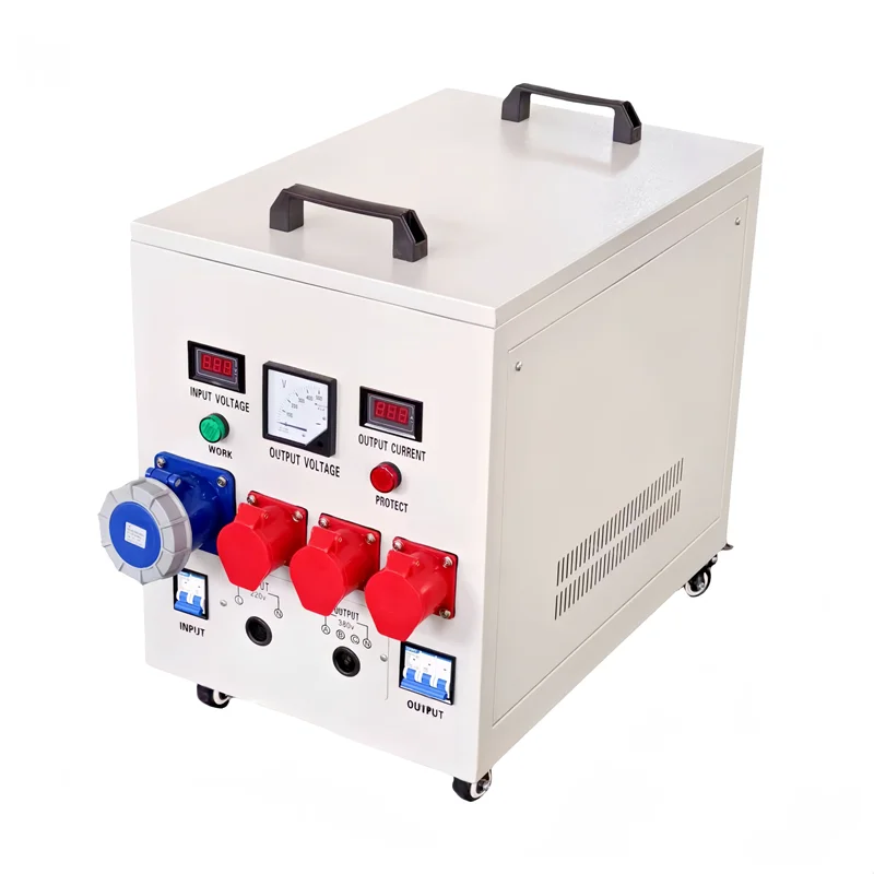 Phase Converter 30kva 1 Phase 220v to 3 Phase 380v 440v With Neutral Wires Voltage Converter Transformer for Pump and Compressor