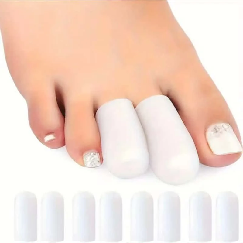 Silicone Toe Covers for Big Toes,Breathable, Reduce Calluses & Blisters, Slip-On Design for Walking