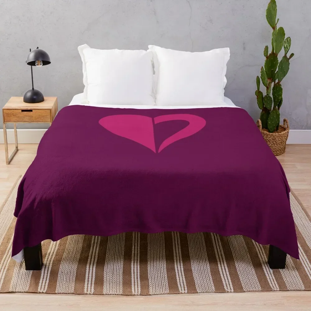 Heart Quest Bed Throw Blanket Furry Comforter Blankets