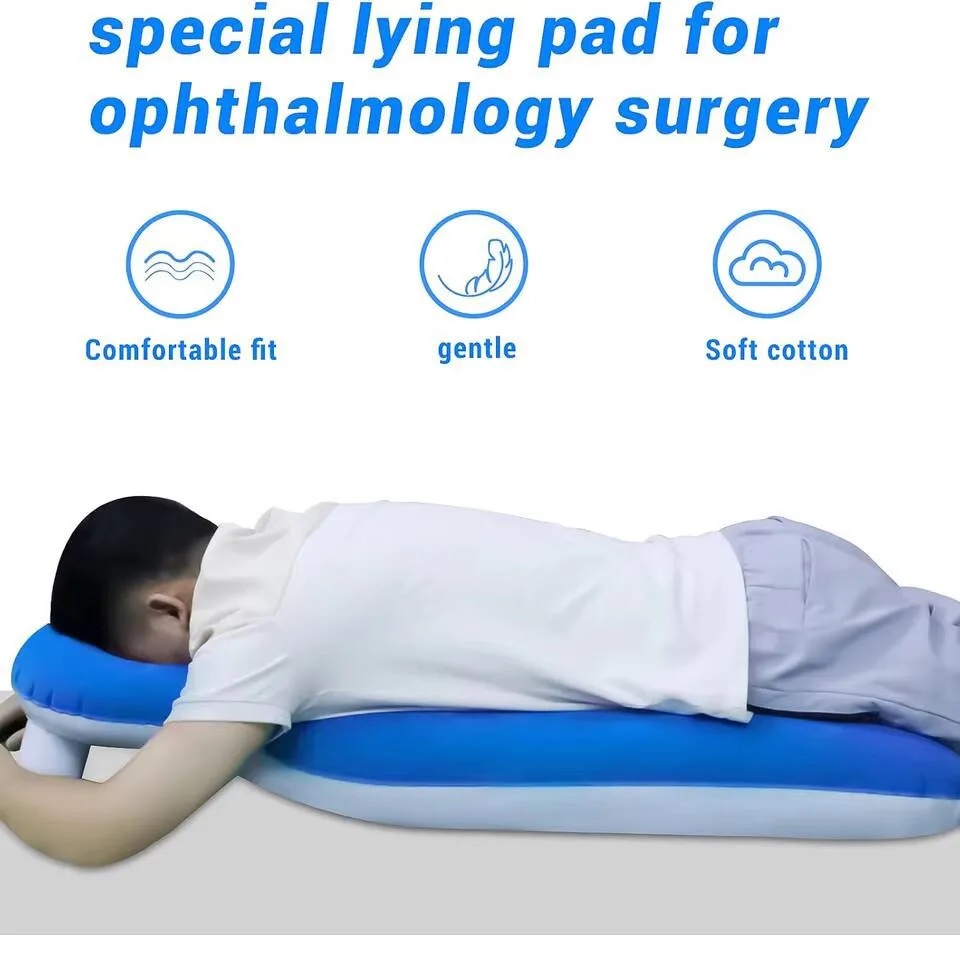 Multifunctional Face Down Sleeping Pillow Inflatable Retinal Detachment Patient Sleep Retinal Lying Cushion