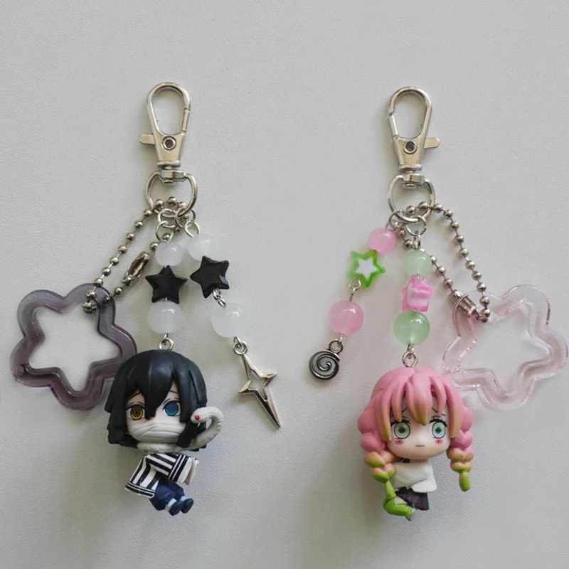 Handgefertigter Anime-Schlüsselanhänger, Paar-Taschenanhänger, 1 Stück
