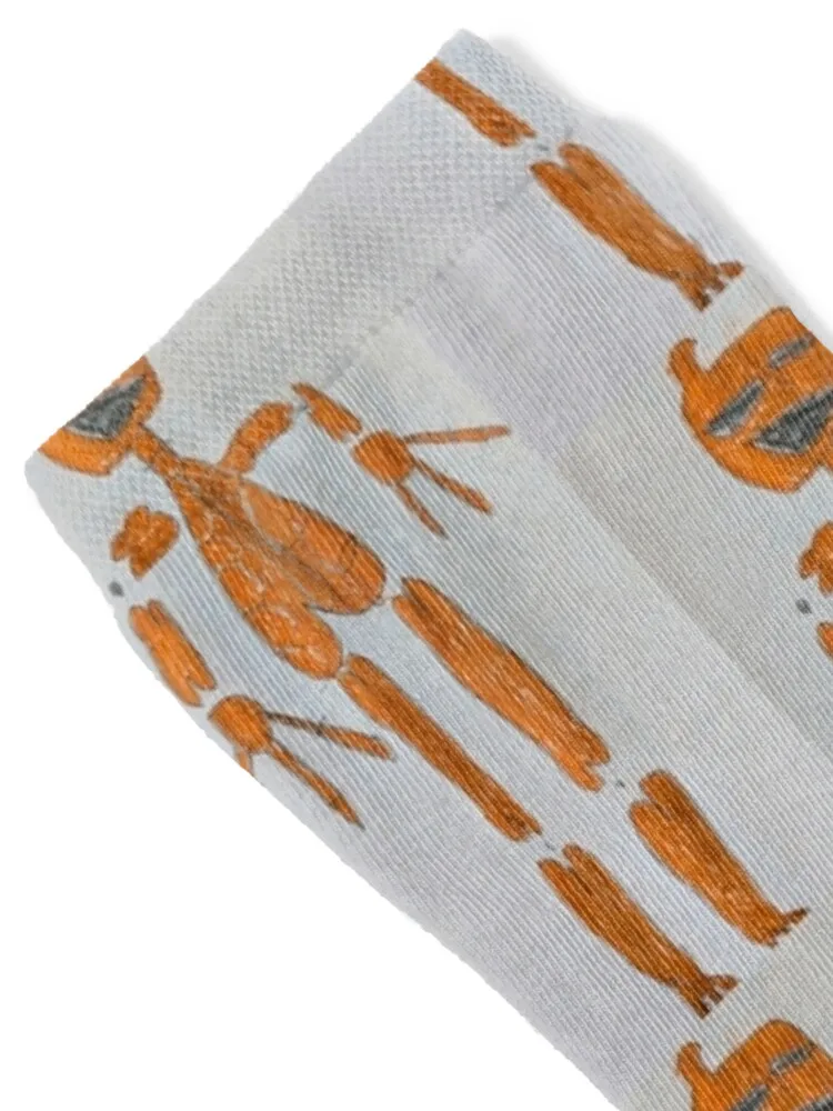 Pumpkin Skeleton Socks