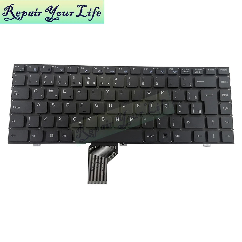 PT-BR Portuguese Brazil Keyboard for Compaq Presario CQ-18 CQ18 21 21N 21n001ar 21n121ar Brazilian Keyboards PRIDE-K1640 DK300