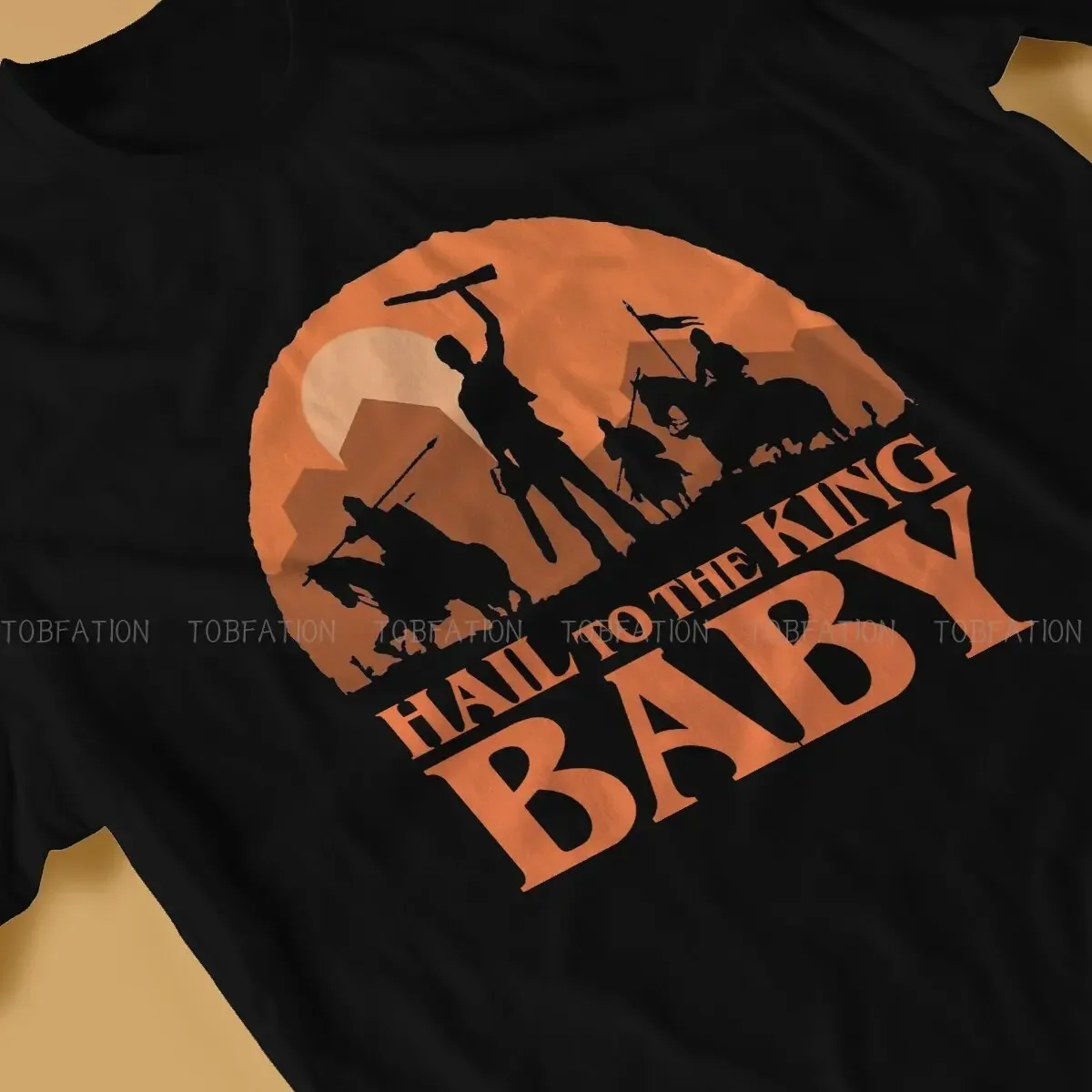 Ash Vs Evil Dead Sam Raimi Film Hail to the King Baby  T Shirt Harajuku Teenager Alternative High Quality Oversized Men Tshirts