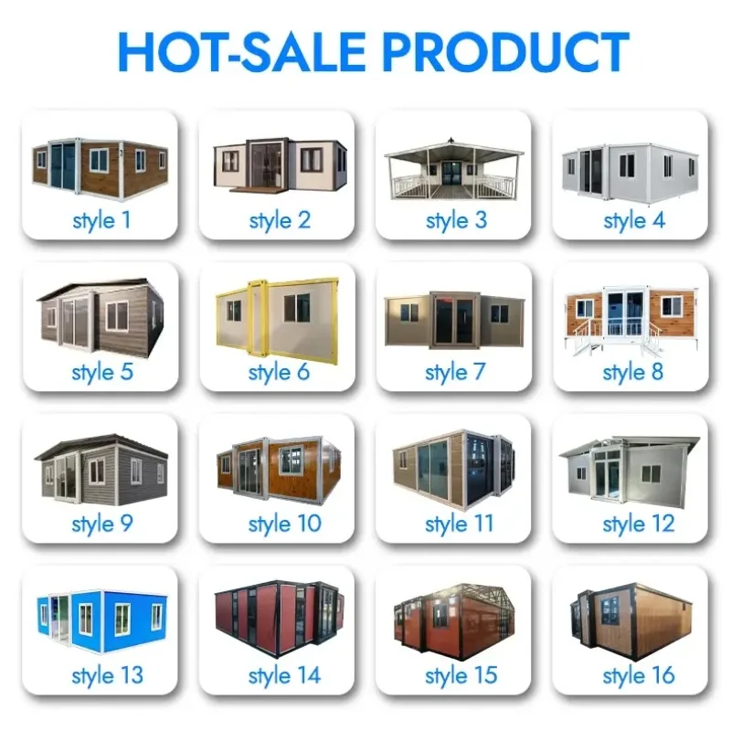 20ft 40ft Container House Hurricane Proof Steel Foldable Flat Pack Expandable Container House Prefabricated Container House