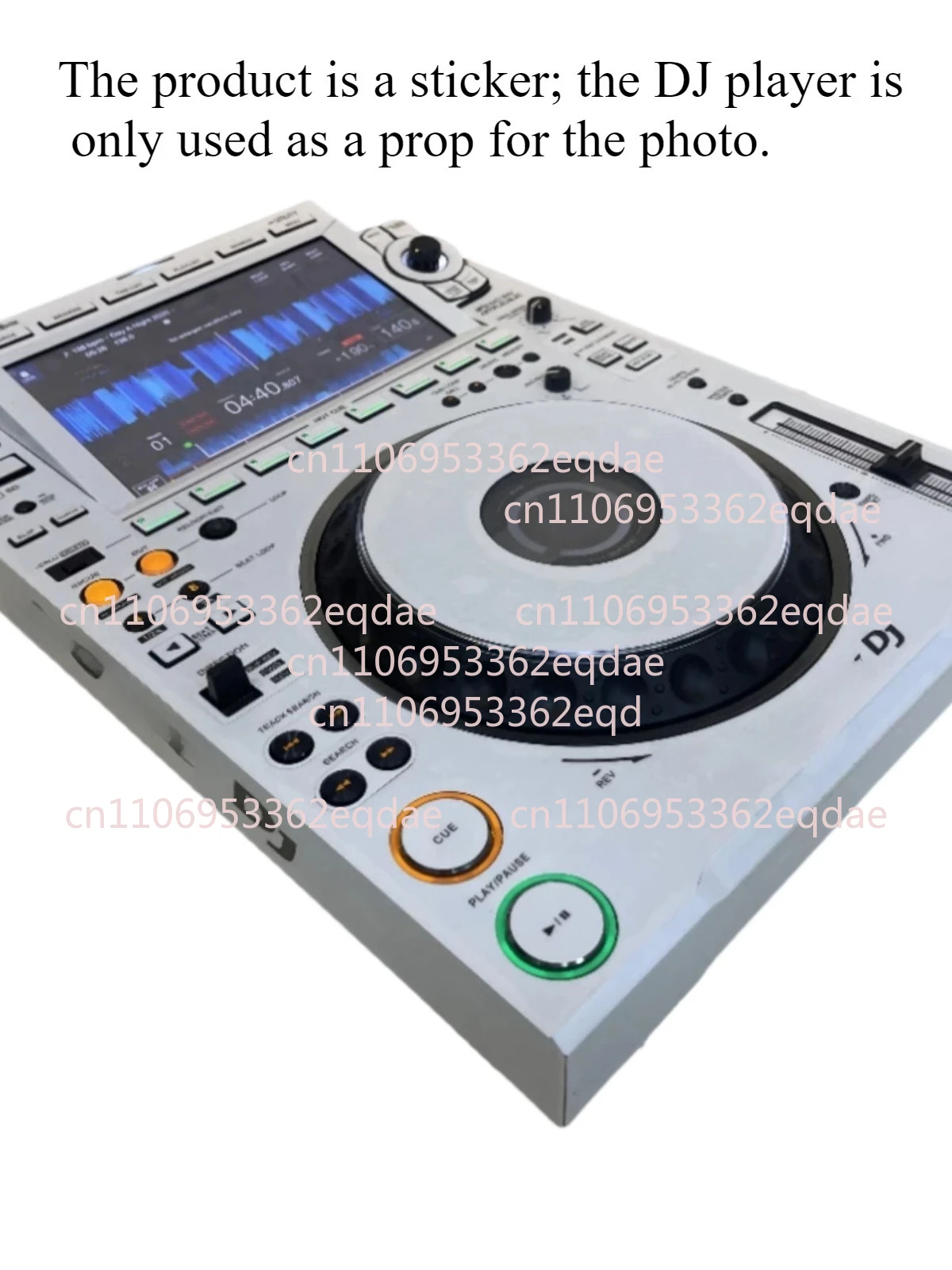 Multicolor PVC Sticker Protective Skin for Pioneer CDJ-3000 DJ Controller