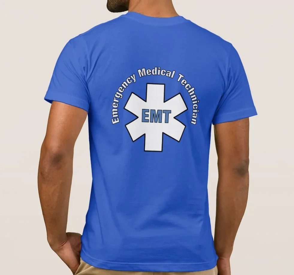 Emergency Medical Paramedic EMT Star of Life T-Shirt 100% Cotton O-Neck Summer Short Sleeve Casual Mens T-shirt Size S-3XL