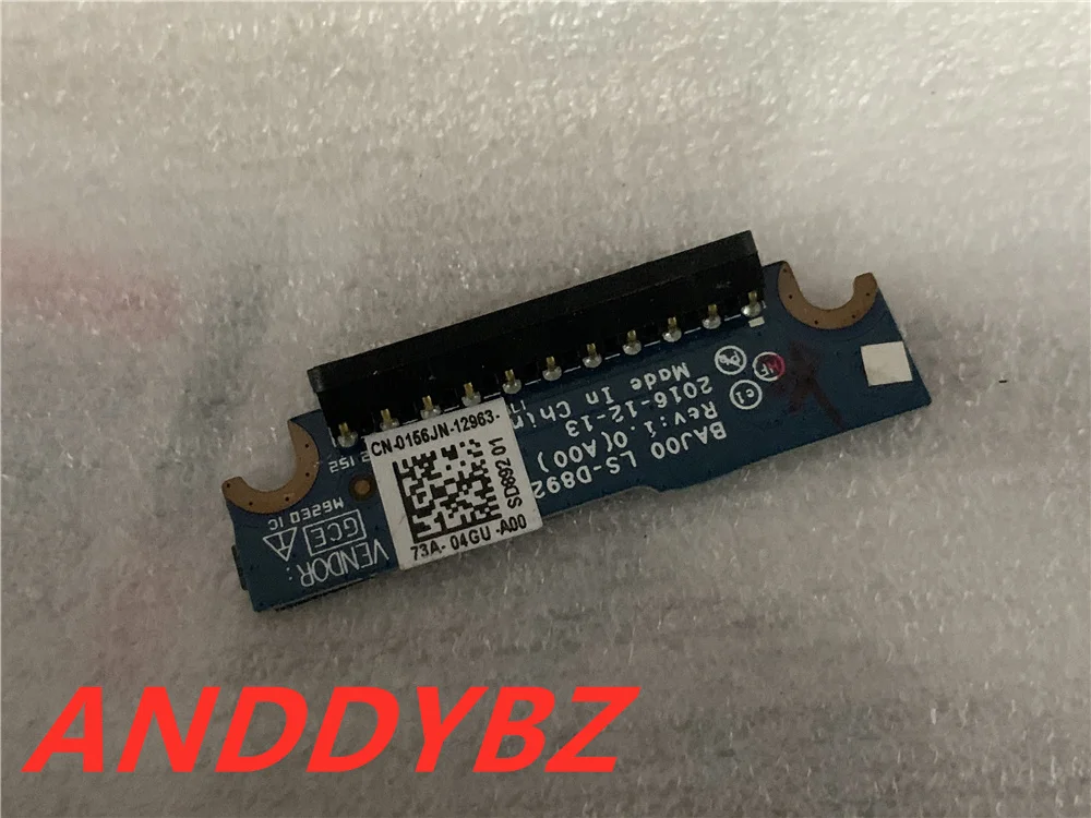 Original FOR Dell Latitude 5285 2-in-1 Dock Connector Board ls-d892p 156jn 0156jn CN-0156JN  Test OK