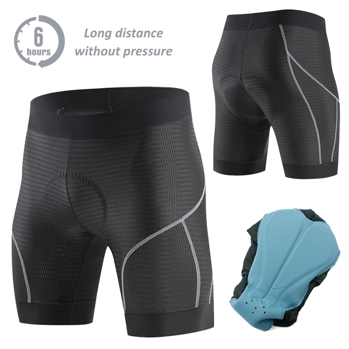 Shockproof Cycling Shorts Padded Riding Underwear Breathable Mesh MTB Shorts Road Bike Pants Anti-Slip Bicycle Cycling Equipment