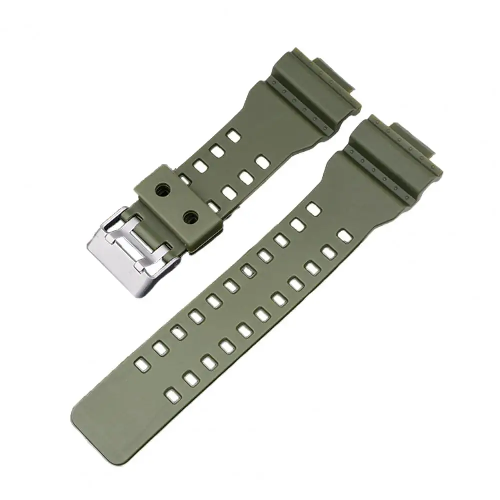 Watch Band Matte Comfortable Resin 16mm Smart Watch Strap Wristband Replacement Compatible For GA110/GD100/GA400/GLS 100