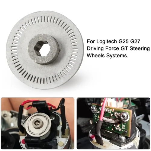 Imagen 2 del producto Codificador óptico de repuesto para volante Logitech G25, compatible con el sistema DFGT de 60 slots del volante G27.