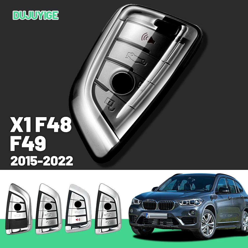 

Прозрачный чехол для ключей из ТПУ для BMW X1 F48 F49 2015-2022, защитный чехол для брелока, автомобильные аксессуары 2016 2017 2018 2019 2020 2021