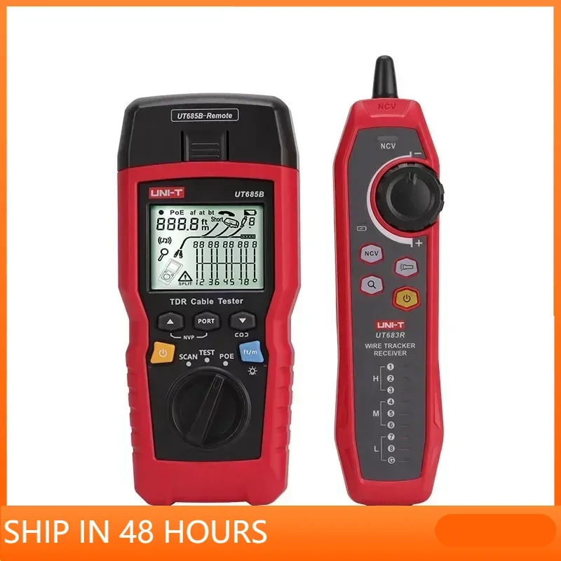 NOYAFA NF-8601W/NF-8209 Cable Tracker Lan Display Measure Tester Network Tools LCD Display Measure Length Wiremap Tester