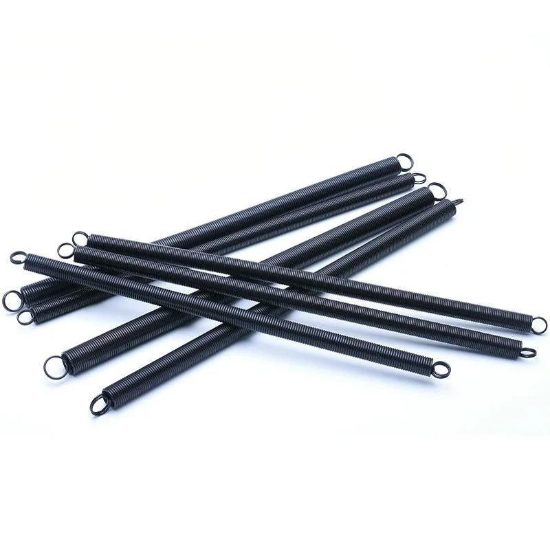 300mm Long Extension Springs Double Loop 65Mn 1066 Spring Steel Black High Tension Pull Spring 1.4 1.5 2mm for Trampoline Gate