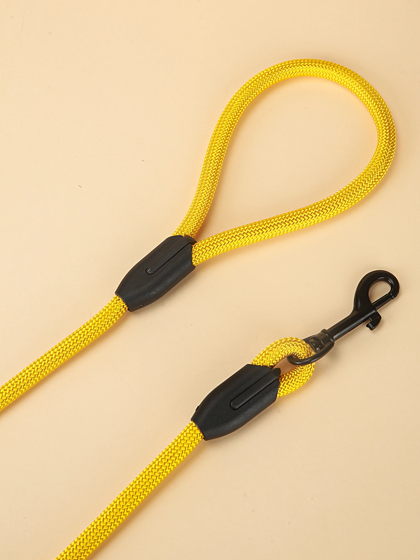 1CP Yellow Round Rope Pet Dog Leash Harness, High Quality, Strong and Durable