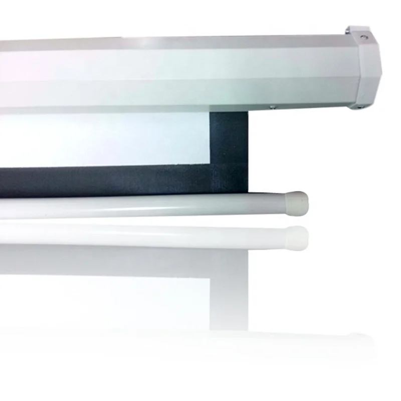 100 telas de projeção de enrolar de 120 polegadas/branco fosco puxe para cima tela de projetor manual de 180 polegadas pul para baixo