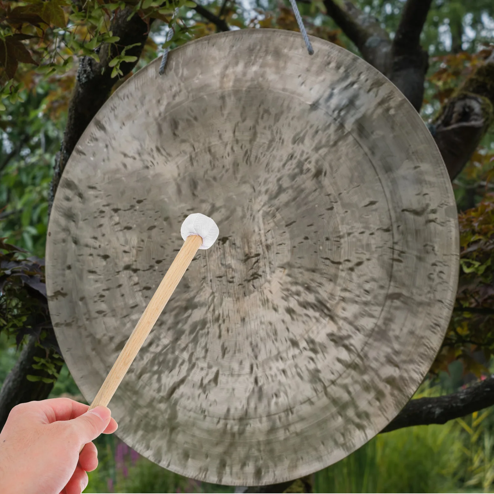 

4 Pcs Gong Mallets Drumsticks Small Percussion Instruments Music Accessories Cotton Linen H les Chinese Traditional