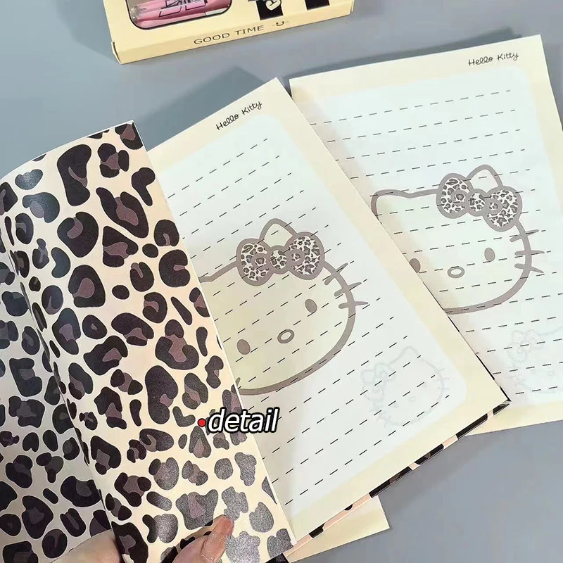 A5 Sanrio Hello Kitty Notebook Cartoon Cute Writing Diary Student Thickened Notepad Note Book Stationery School Office Supplies