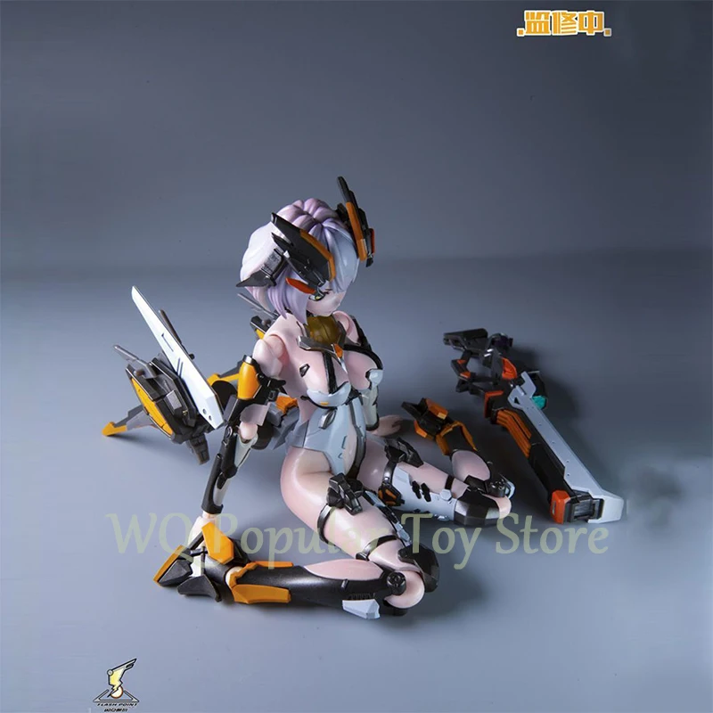 Flashpoint Model Play 1/12 Scale 16003 Mech Doll Hana Replaceable Face Shape Full Set 6in Female Action Figures Model Doll Toys