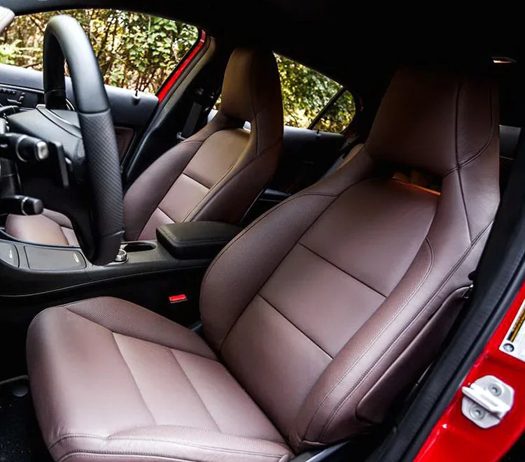 For Mercedes Benz GLA 250 2013 2014 2015 2016 2017 2018 PU Leather Custom Car Seat Covers Set Interior Protector Accessories