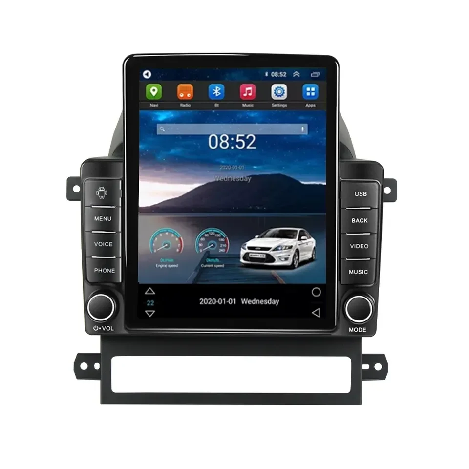 Tesla Android11 8+128GB 2din car radio For Chevrolet Captiva 2008-2012 key lights 360 camera ADAS DVR multimedia system