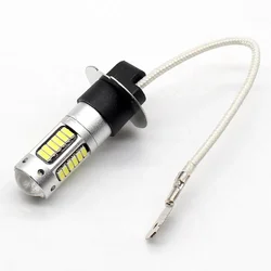 H3 LED Bulb 25W 4014 30SMD White Fog Light for Car