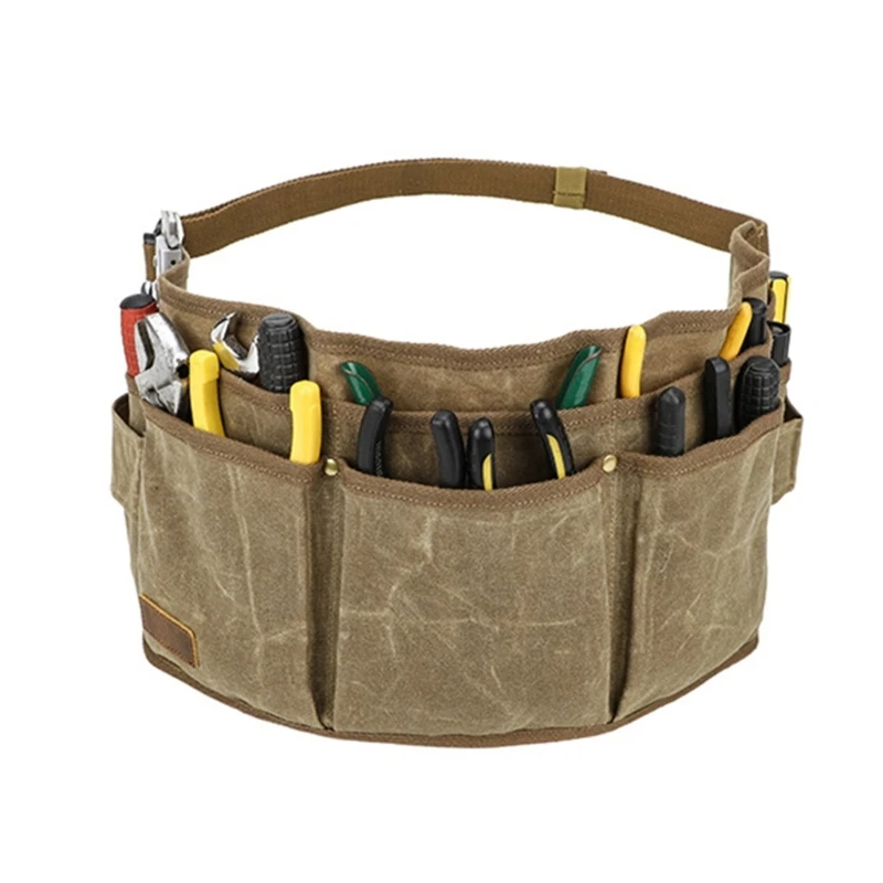 Professional Tool Belt with Multiple Pockets Utility Belt for DIY Enthusiasts Craftsmen Work Apron for Professional