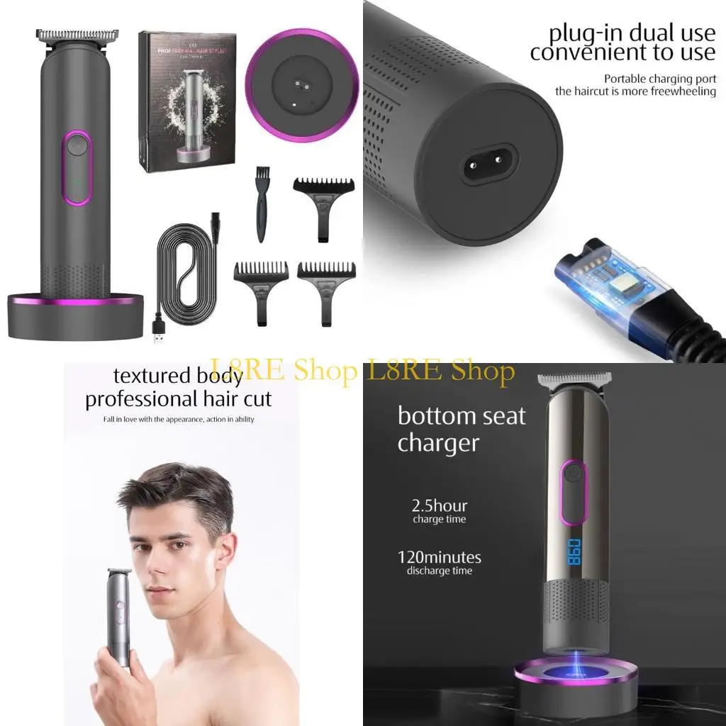 

L8RE Hair Cutting for Men Women & Children with Guide Combs for Smooth Help You Trim More Easily and Accurately