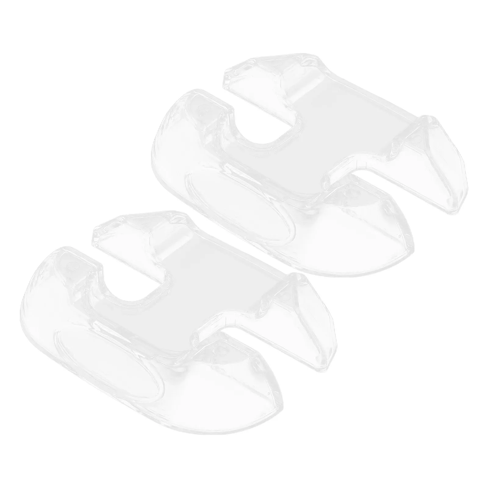 2 Pcs Shoe Rack Hockey Skate Holder Acrylicates Ice Skates Display for Roller Stand Storage