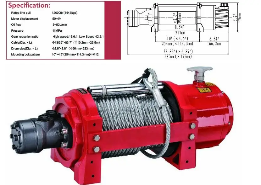 Factory Direct Heavy Duty Hydraulic Winch Motor 1 10 20 30 40 50 Ton Pulling Anchor Winches