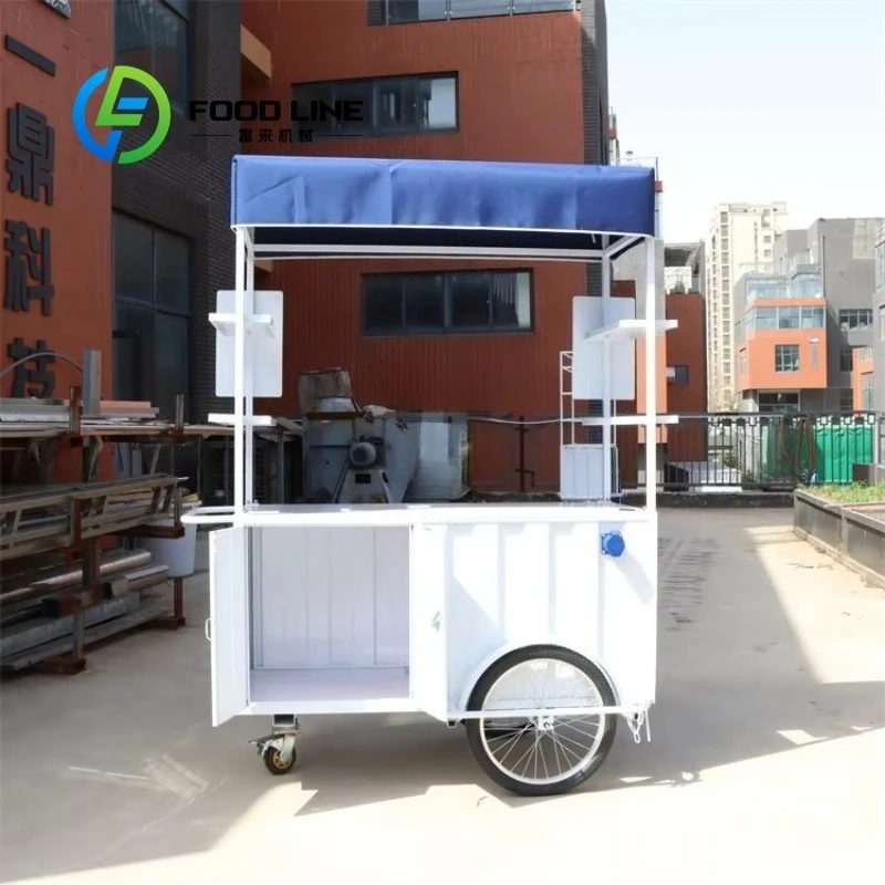 Customized New Design Mobile Coffee Tricycle Bike Commercial Street Cafe Vending Cart Complete Business Equipment