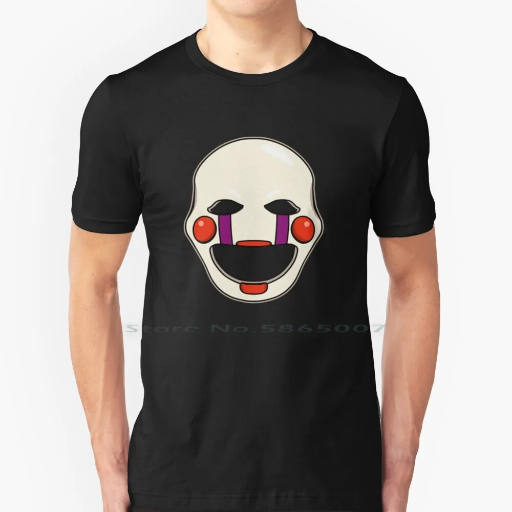 Five Nights At-Fnaf 2-Puppet T Shirt 100% Cotton Five Nights At Fnaf2 Fnaf3 Fnaf4 Fnaf World Mangle Golden Shadow Bonnie Toy