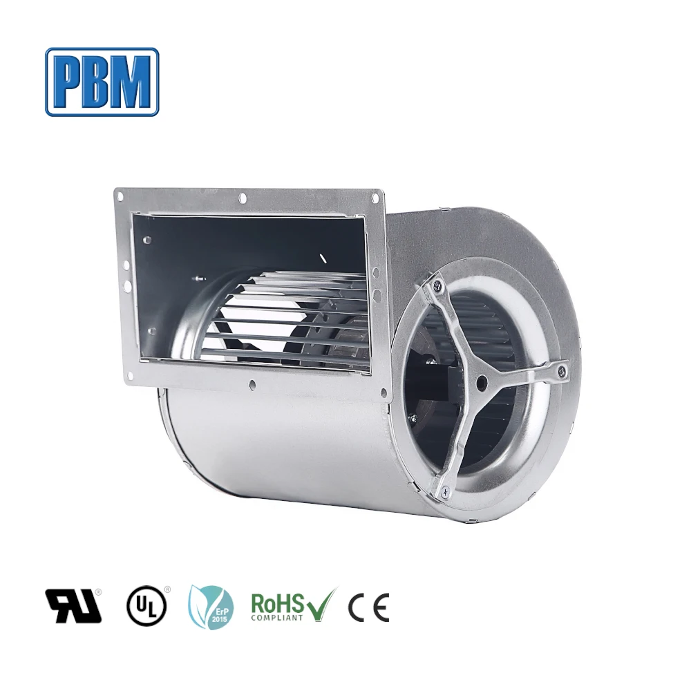 Ventilation PBM 230VAC 180mm Metal Impeller Ventilation Dual Inlet Centrifugal Fan Blower