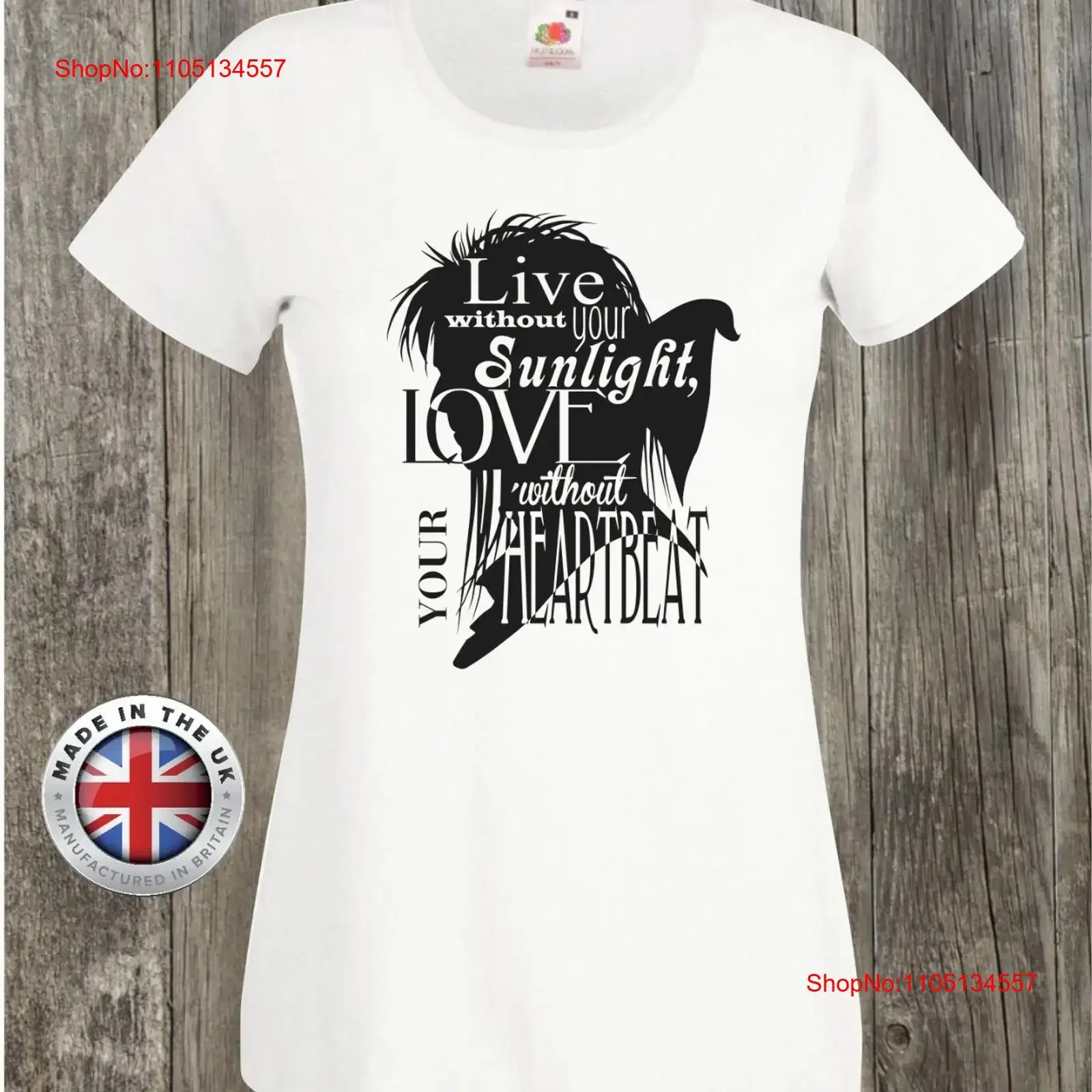 Labyrinth T Shirt Goblin King Live Without Sunlight white unisex ladies fitted vintage Washed Soft Slightly Comfortable graphic