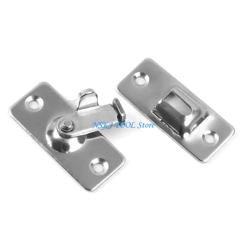 L8RC 3Pieces Miniature Stainless Steel Door Bolt for Interior and Exterior Door