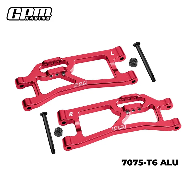 Bracciones de suspensión inferiores traseros de aluminio GPM 7075 para TRAXXAS Mini XRT VXL 3S 10727