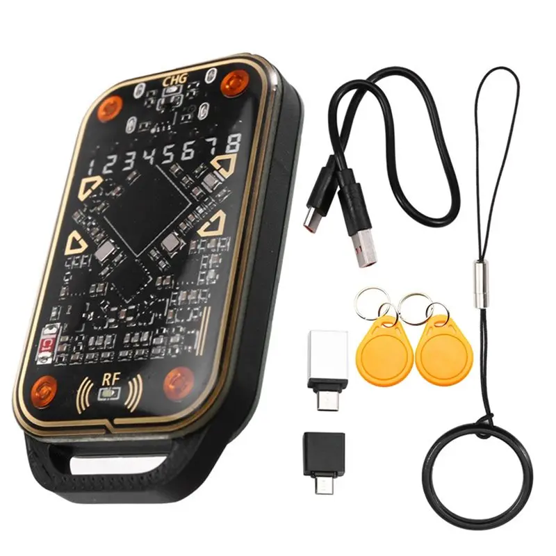 

Smart-Chameleon Ultra V3.0 RFID Smart Card Emulator Reader 125Khz 13.56Mhz ID IC Smart Card Tag Copyer+2XUID Keychain