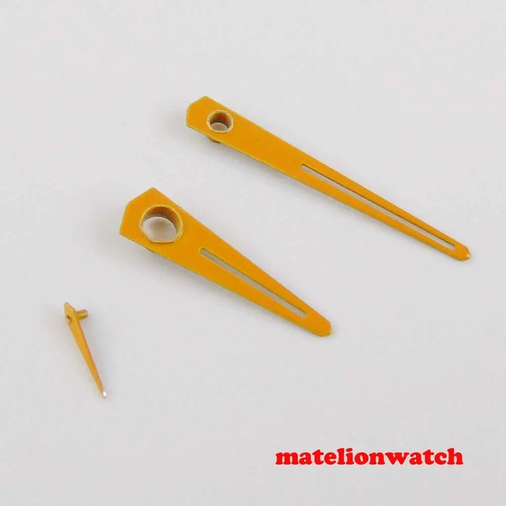 orange watch hands parts fit for ETA 6497 6498 hand winding mechanical movement