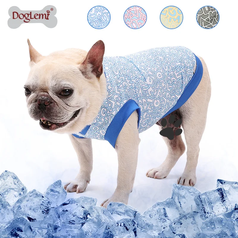 

DogLemi Summer Cooling Vest For Dogs Breathable Tech Fabric V Neck Design Pet Outfit For All Sizes Dog Vests