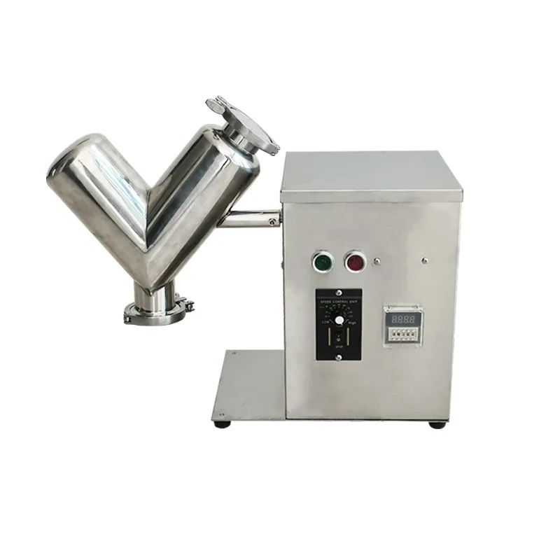 

granule mixer V-type stainless steel chemical laboratory special chemical mixer