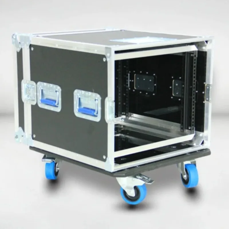 

ST 19''rack Flight Box 8U Rack Shock-absorbing Ball With Drawers Flight Cases Amplifier Circuit Box Audio Sound Equipment